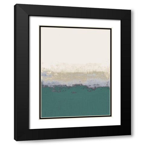 Teal Forever And A Day I Black Modern Wood Framed Art Print with Double Matting by Loreth, Lanie