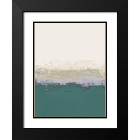 Teal Forever And A Day I Black Modern Wood Framed Art Print with Double Matting by Loreth, Lanie