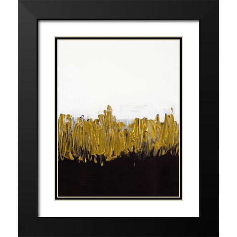Meet Me in the Middle Black Modern Wood Framed Art Print with Double Matting by Loreth, Lanie
