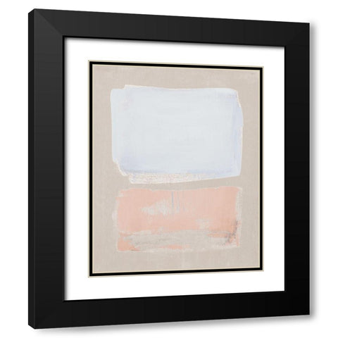 Blush As Big As Life I Black Modern Wood Framed Art Print with Double Matting by Loreth, Lanie