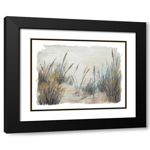 Tall Beach Grass Black Modern Wood Framed Art Print with Double Matting by Pinto, Patricia