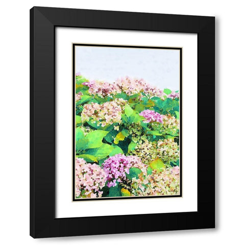 Garden Beauties I Black Modern Wood Framed Art Print with Double Matting by Navas, Emily