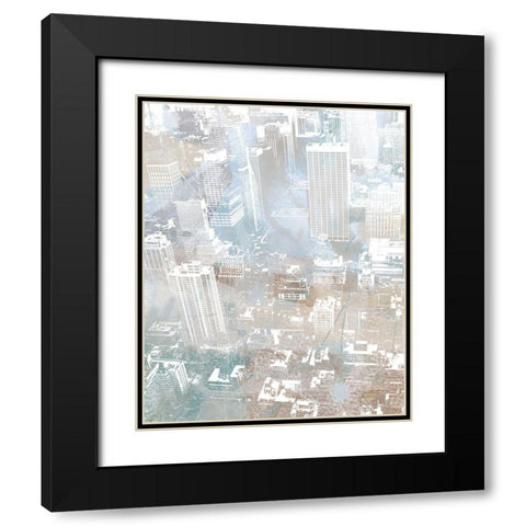 Empire View II  (vertical) Black Modern Wood Framed Art Print with Double Matting by Meneely, Dan