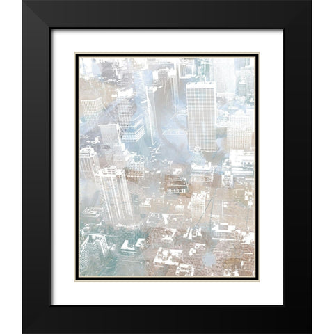 Empire View II  (vertical) Black Modern Wood Framed Art Print with Double Matting by Meneely, Dan