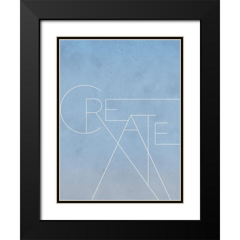 Create Black Modern Wood Framed Art Print with Double Matting by Meneely, Dan