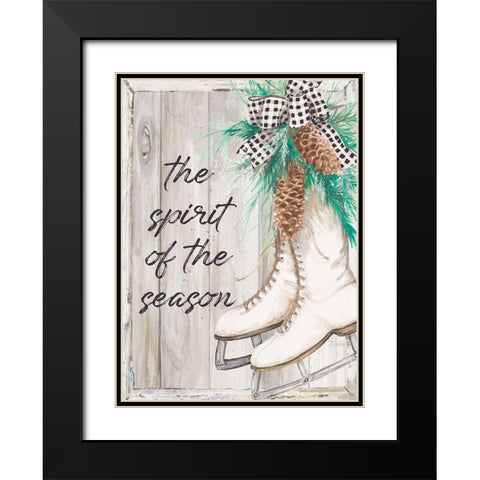 The Spirit Of The Season Black Modern Wood Framed Art Print with Double Matting by Pinto, Patricia