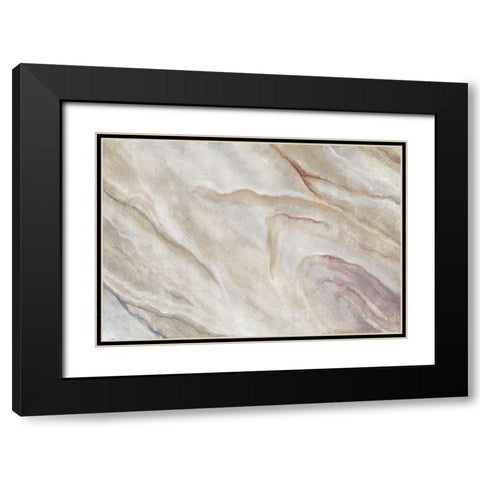 Marble Journey I Black Modern Wood Framed Art Print with Double Matting by Hakimipour, Tiffany