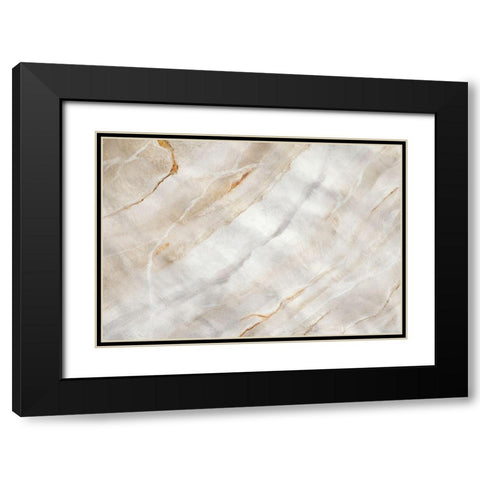 Marble Journey II Black Modern Wood Framed Art Print with Double Matting by Hakimipour, Tiffany