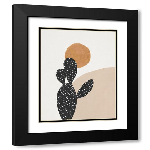 Desert I Black Modern Wood Framed Art Print with Double Matting by Pinto, Patricia