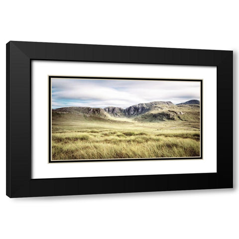 Irish Countryside Black Modern Wood Framed Art Print with Double Matting by Amos, Andy