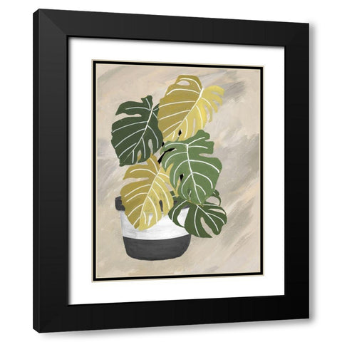Potted Back To Nature II Black Modern Wood Framed Art Print with Double Matting by Pinto, Patricia