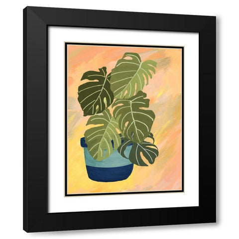 Bright Back To Nature II Black Modern Wood Framed Art Print with Double Matting by Pinto, Patricia