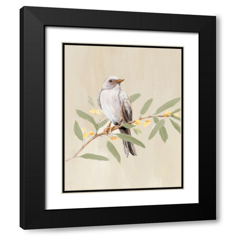Bird II Black Modern Wood Framed Art Print with Double Matting by Loreth, Lanie