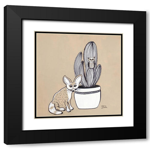 New Mexico Garden II Black Modern Wood Framed Art Print with Double Matting by Pinto, Patricia