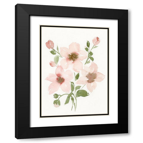 April Begins Black Modern Wood Framed Art Print with Double Matting by Price, Lucille