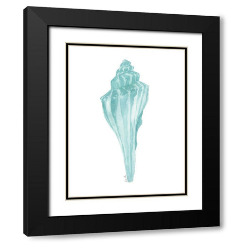 Priceless Shells IV Black Modern Wood Framed Art Print with Double Matting by Price, Lucille