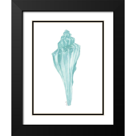 Priceless Shells IV Black Modern Wood Framed Art Print with Double Matting by Price, Lucille