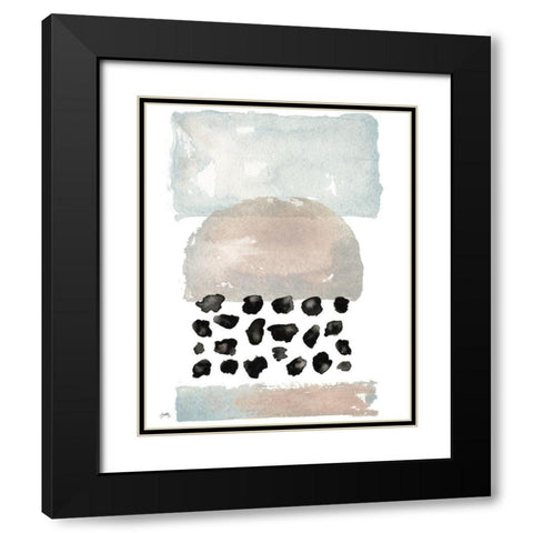 Another Place II Black Modern Wood Framed Art Print with Double Matting by Medley, Elizabeth