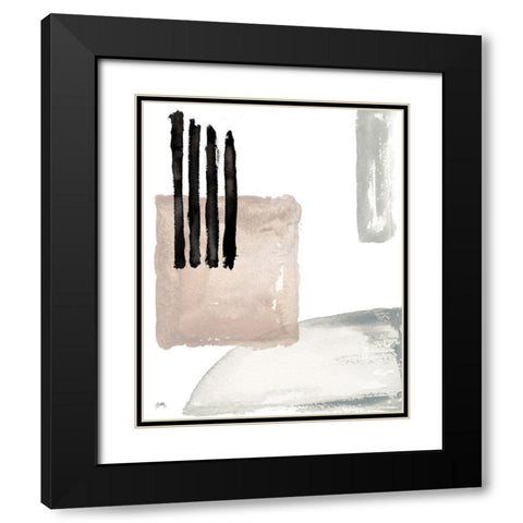 Another Place III Black Modern Wood Framed Art Print with Double Matting by Medley, Elizabeth