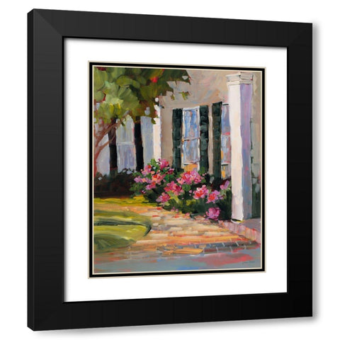 Garden Window Black Modern Wood Framed Art Print with Double Matting by Slivka, Jane