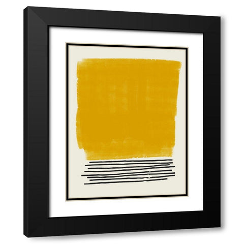 Certain Rhythm I Black Modern Wood Framed Art Print with Double Matting by Sheppard, Lucca