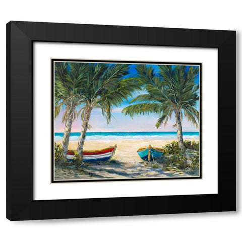 All Ashore Black Modern Wood Framed Art Print with Double Matting by DeRice, Julie