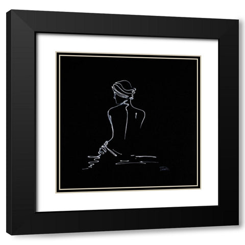 Spa Day Figurative II Black Modern Wood Framed Art Print with Double Matting by Pinto, Patricia