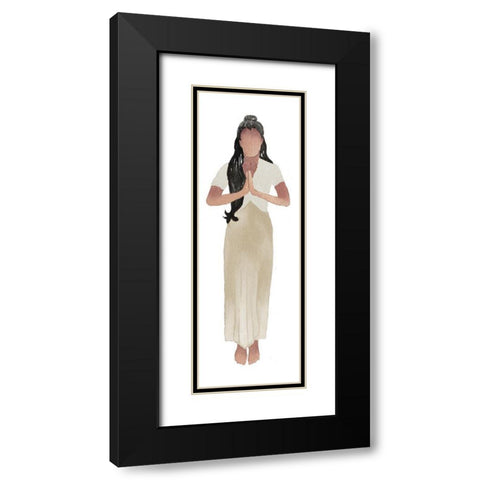 Woman Of The World IV Black Modern Wood Framed Art Print with Double Matting by Medley, Elizabeth