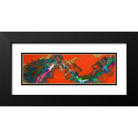 Linguee Black Modern Wood Framed Art Print with Double Matting by Grace, Ajoya