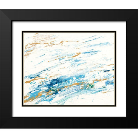 Winter Snow Drift I Black Modern Wood Framed Art Print with Double Matting by Grace, Ajoya