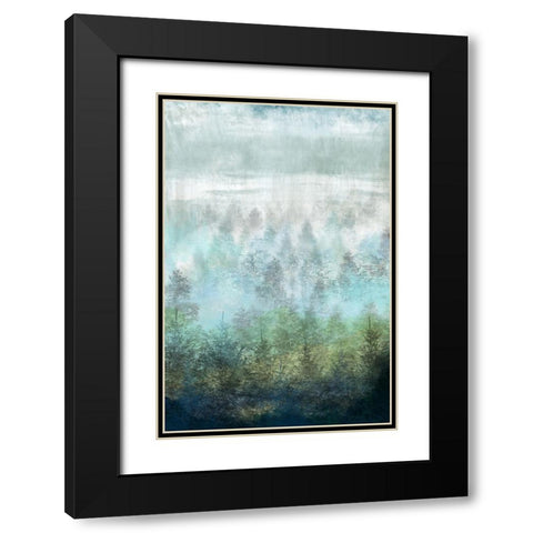The Forest Black Modern Wood Framed Art Print with Double Matting by Medley, Elizabeth