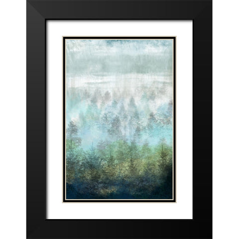 The Forest Black Modern Wood Framed Art Print with Double Matting by Medley, Elizabeth