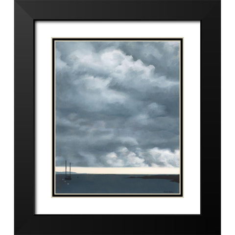 Storm Approaching Black Modern Wood Framed Art Print with Double Matting by Eitel, Jen