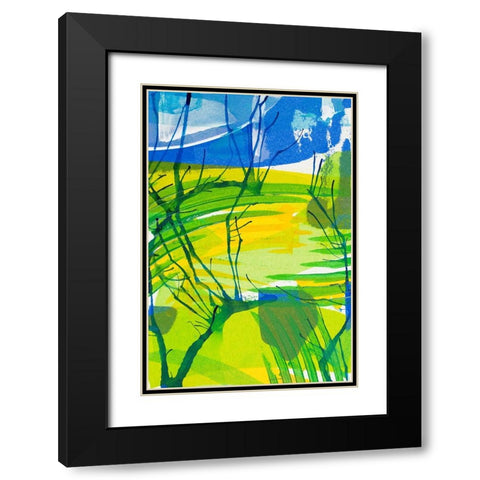 Just Chill I Black Modern Wood Framed Art Print with Double Matting by Mosher, Deidre