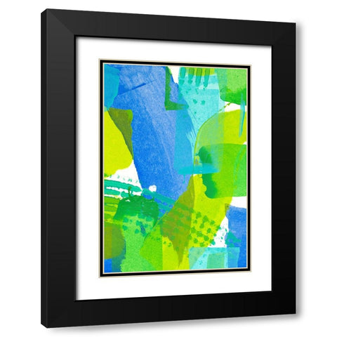 Just Chill IV Black Modern Wood Framed Art Print with Double Matting by Mosher, Deidre