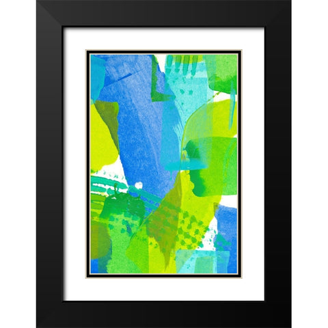 Just Chill IV Black Modern Wood Framed Art Print with Double Matting by Mosher, Deidre
