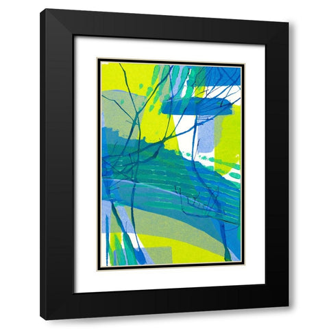 Just Chill ll Black Modern Wood Framed Art Print with Double Matting by Mosher, Deidre