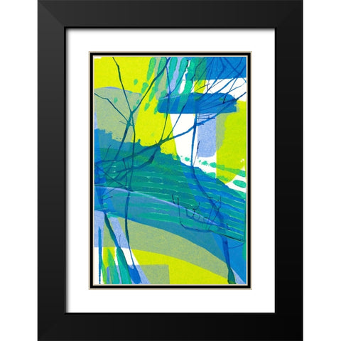 Just Chill ll Black Modern Wood Framed Art Print with Double Matting by Mosher, Deidre