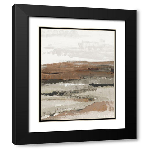 Dark Horizon I Black Modern Wood Framed Art Print with Double Matting by Loreth, Lanie