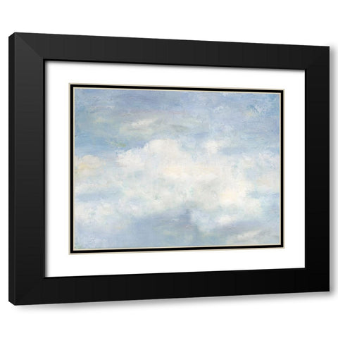 Clouds Black Modern Wood Framed Art Print with Double Matting by Pinto, Patricia