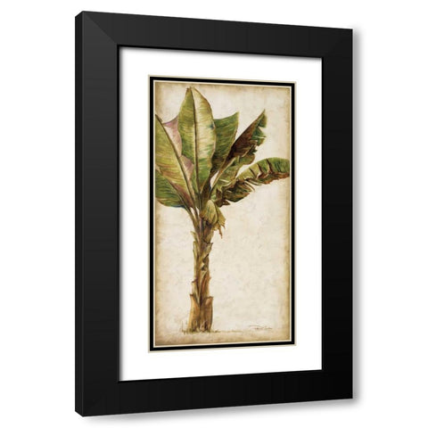 Tropic Banana I Black Modern Wood Framed Art Print with Double Matting by Pinto, Patricia