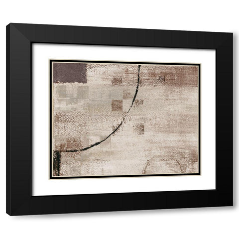 Tan Perception II Black Modern Wood Framed Art Print with Double Matting by Loreth, Lanie