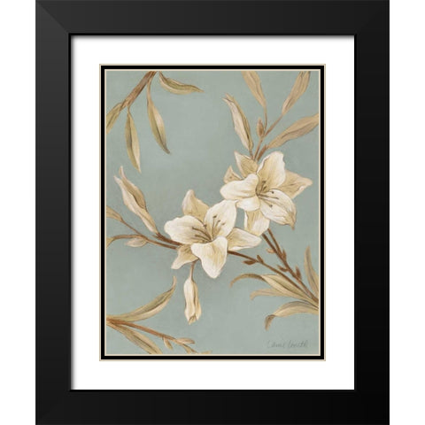Serene Beauty II Black Modern Wood Framed Art Print with Double Matting by Loreth, Lanie