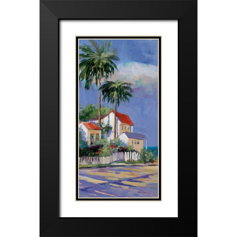 Key West I Black Modern Wood Framed Art Print with Double Matting by Slivka, Jane