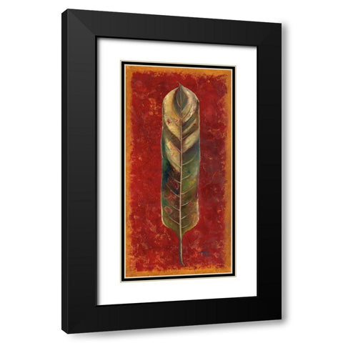 Caliente I Black Modern Wood Framed Art Print with Double Matting by Pinto, Patricia