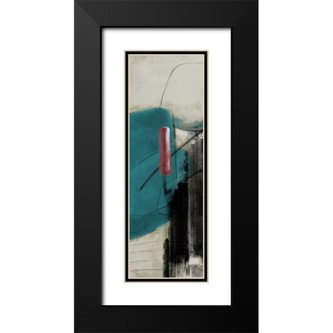 Night in the City II Black Modern Wood Framed Art Print with Double Matting by Loreth, Lanie