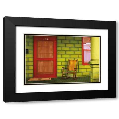 St. Augustine II Black Modern Wood Framed Art Print with Double Matting by Mabat, Ynon