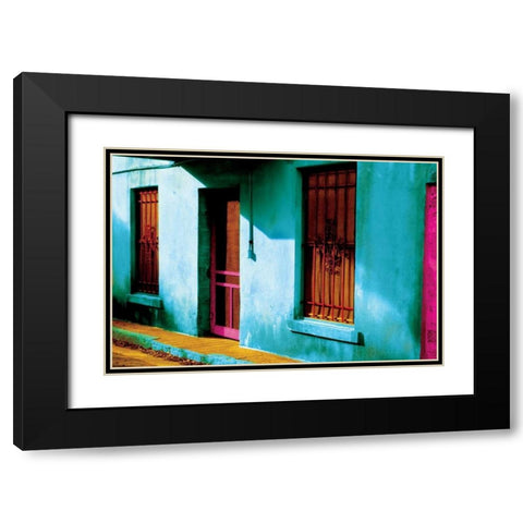 St. Augustine III Black Modern Wood Framed Art Print with Double Matting by Mabat, Ynon