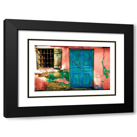 Tel Aviv I Black Modern Wood Framed Art Print with Double Matting by Mabat, Ynon