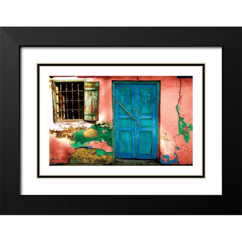 Tel Aviv I Black Modern Wood Framed Art Print with Double Matting by Mabat, Ynon